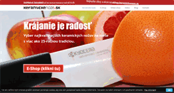 Desktop Screenshot of keramickenoze.sk